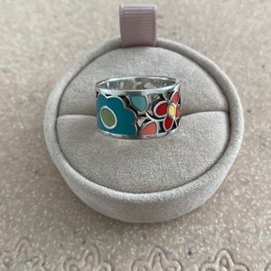 Brighton hand-enameled ring, size 8! Retired!